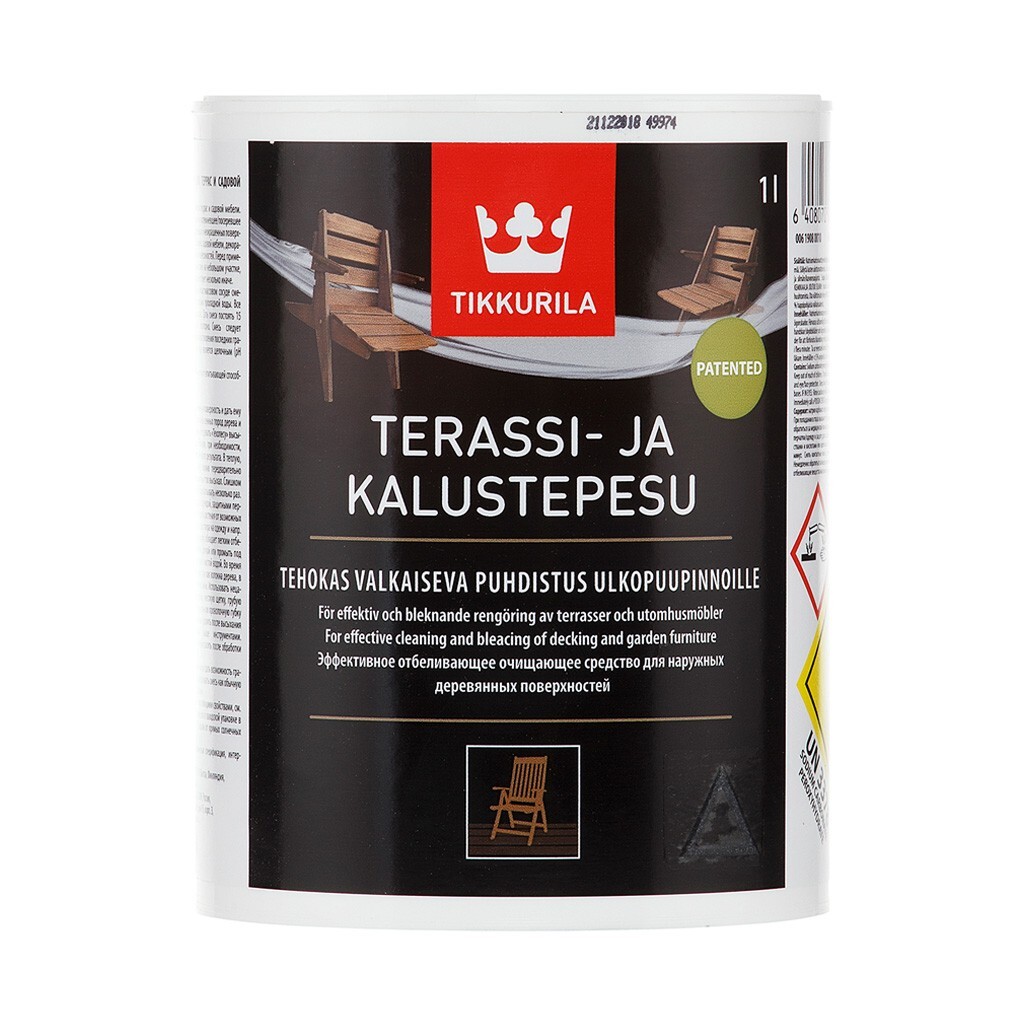 Terassi- ja kalustepesu