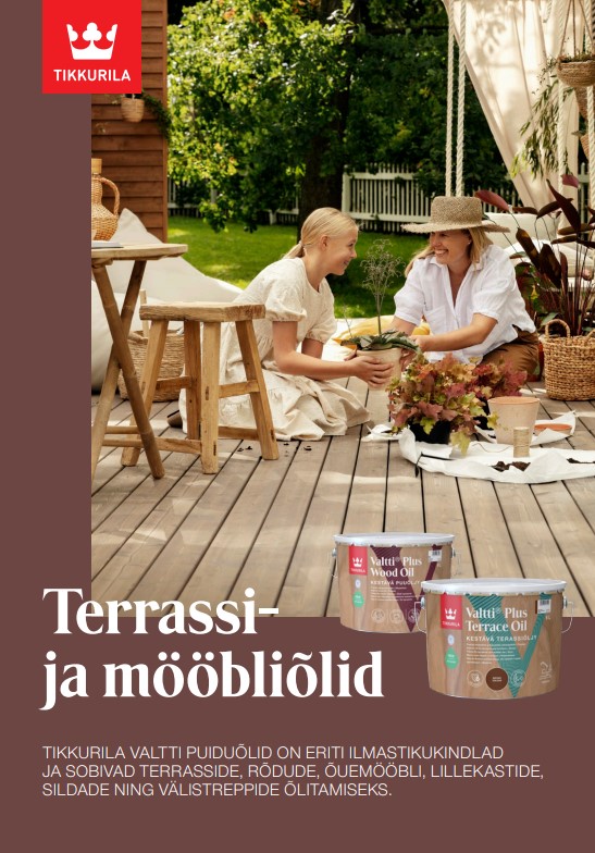 Valtti terrassi ja mööbliõli