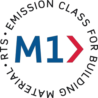 M1-klassifikatsioon seab piirväärtused lenduvate orgaaniliste ühendite, formaldehüüdi, ammoniaagi emissioonile, samuti hinnatakse materjaliga kaasneva lõhna vastuvõetavust.
