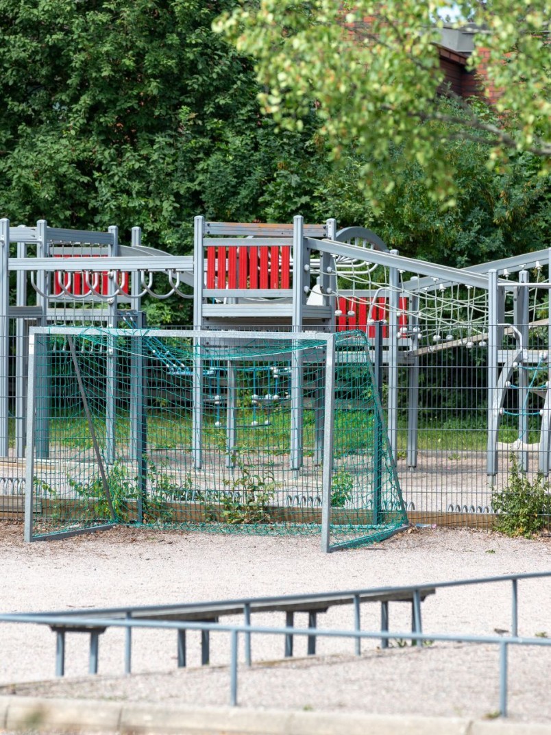 Mänguväljaku puitelemendid
