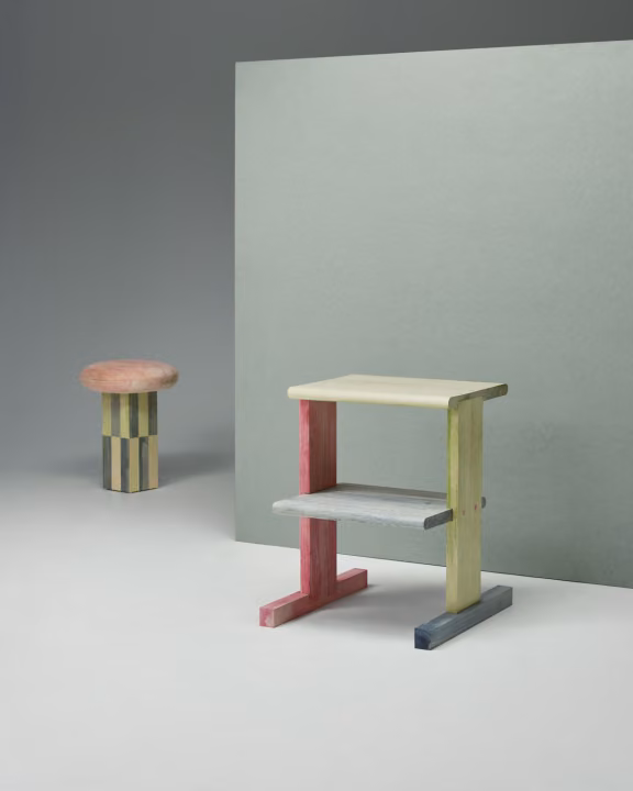 Roggbif stepladder and stool by Studio Sløyd.
