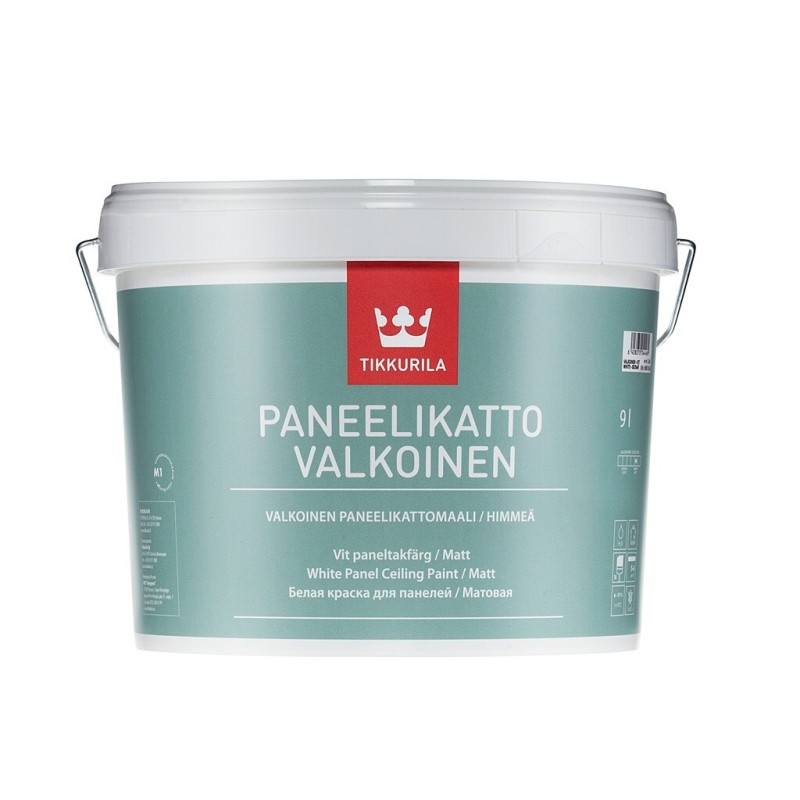 Paneelikatto Valkoinen