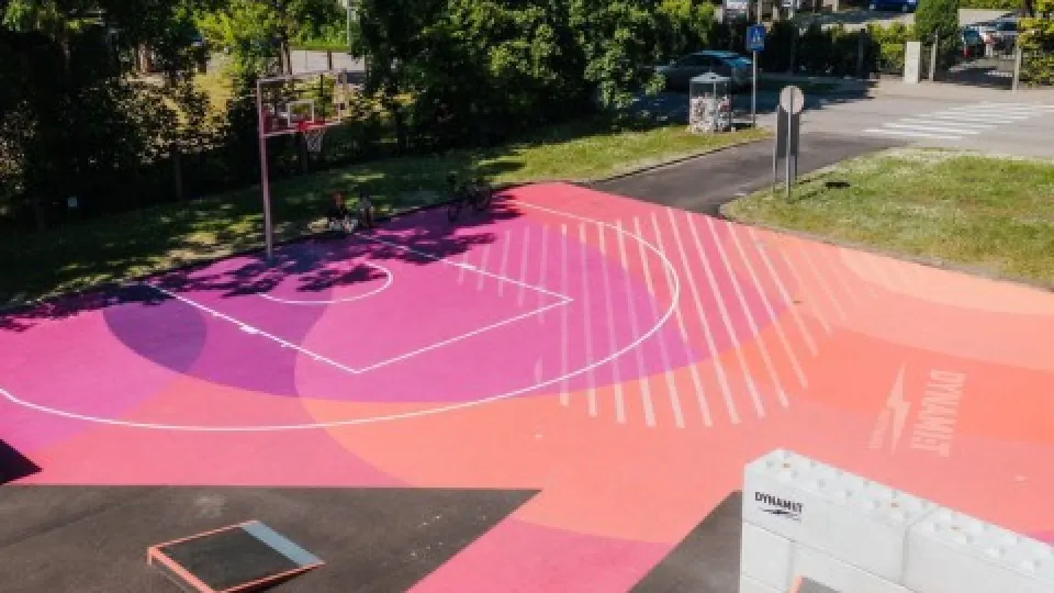 Värviline skatepark Lätis