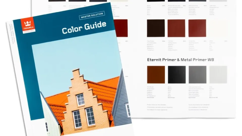 Master Solution värvikaart katustele