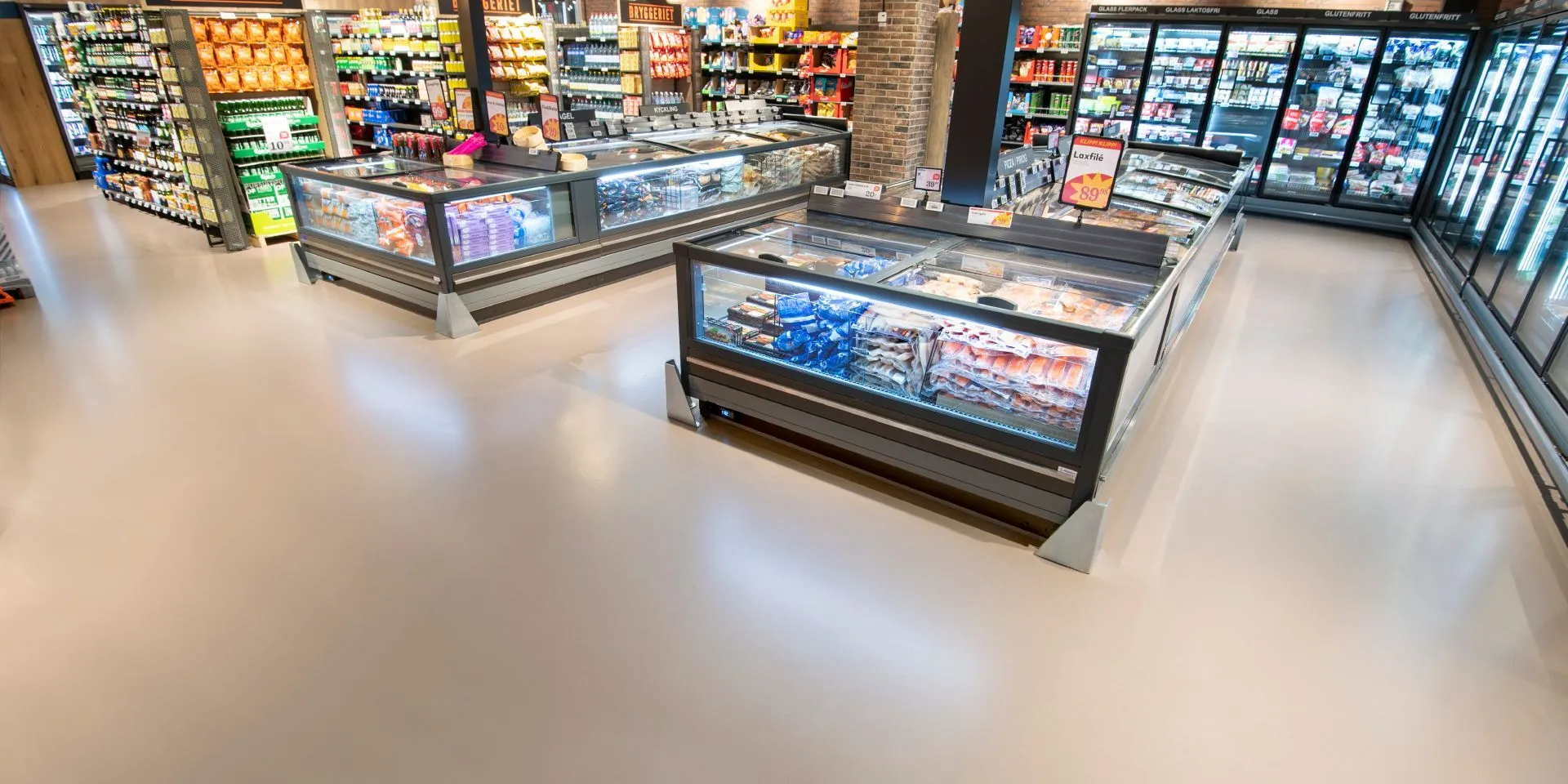 Kvaliteetsed põrandakatted toidukauplustes