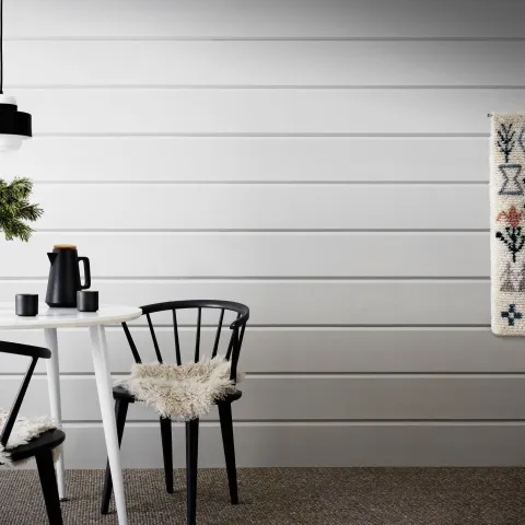 Töötlemata palkseina värvimine