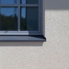 valge kivimaja sein