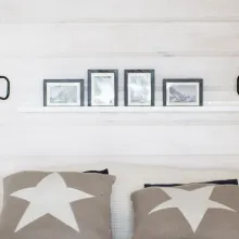 Varem viimistletud palkseina värvimine