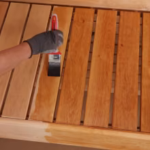 Sauna lavalaudade viimistluse värskendamine