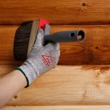 Uue palkpinna ja välisvoodrilaudade viimistlemine Valtti Color puidulasuuriga