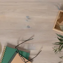 wooden table treated with furniture wax